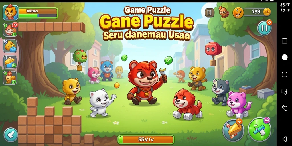 Gameplay menantang dari 55RP dalam kategori Puzzle.