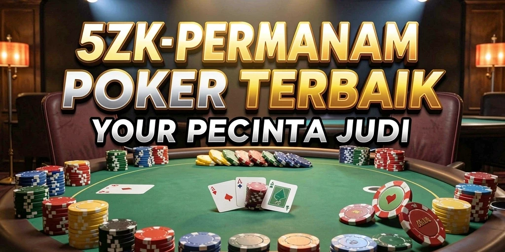 Tampilan gameplay 5ZK yang menarik dengan suasana poker yang mendebarkan.