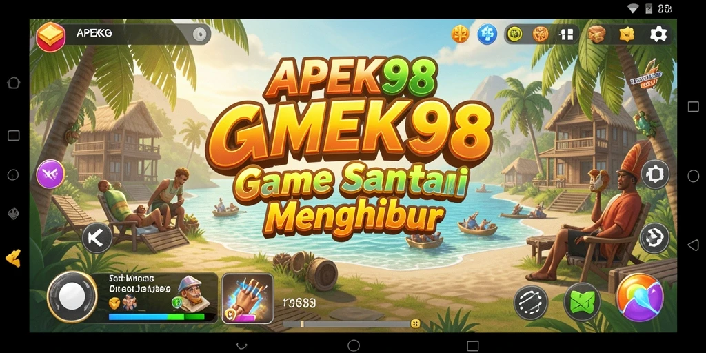 Tampilan gameplay APEK88 yang penuh warna dan menyenangkan.