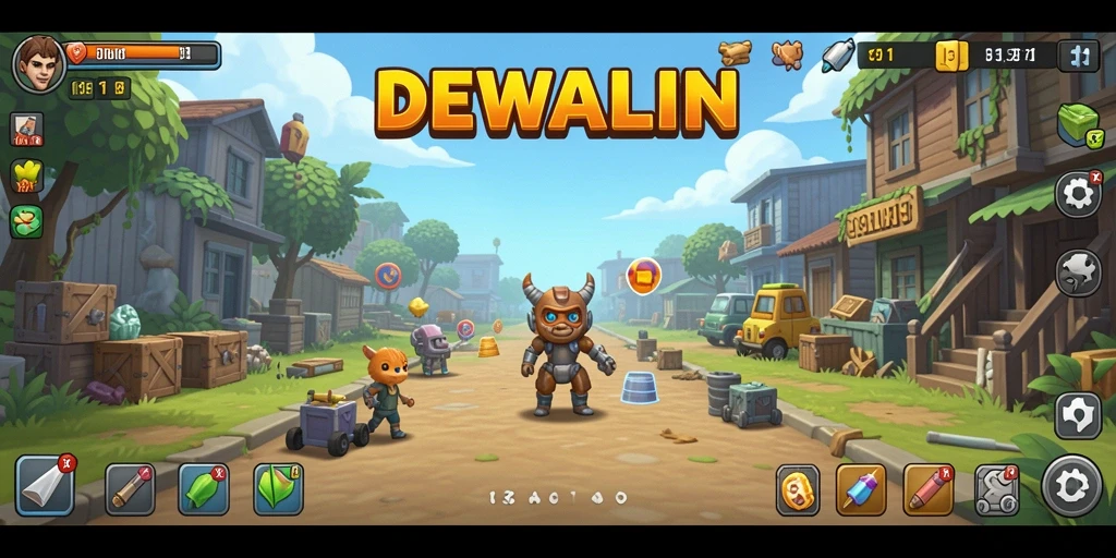 Tampilan gameplay <strong>DEWALIN</strong> yang menarik dan seru.