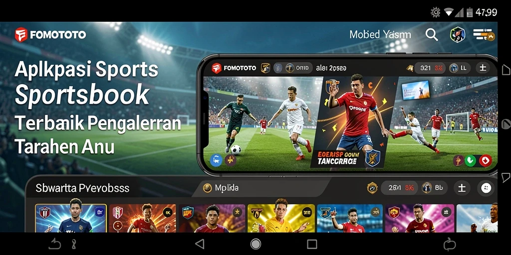 Tampilan gameplay FOMOTOTO yang menarik saat bertaruh pada olahraga.