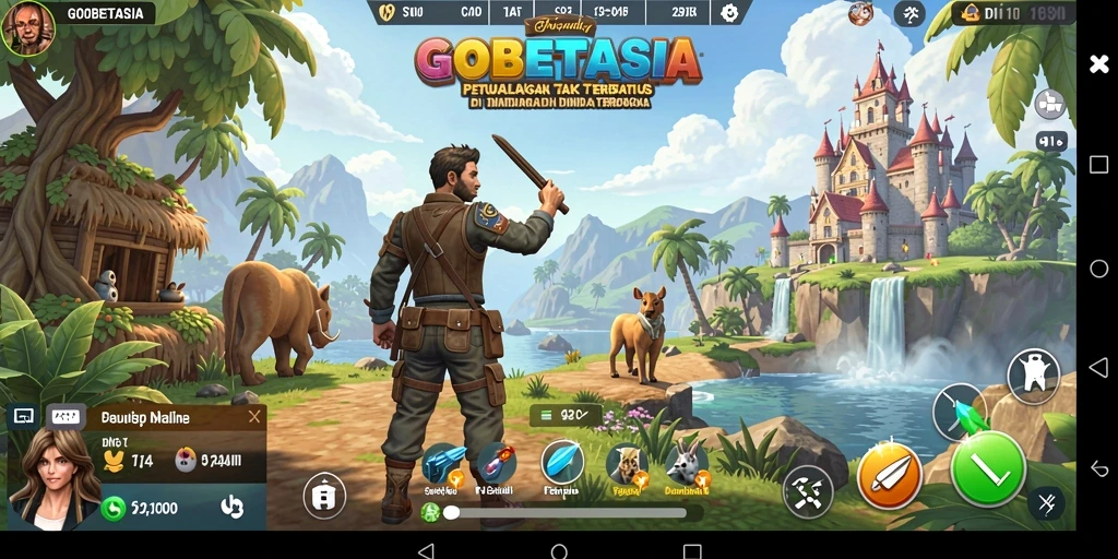 Tampilan gameplay seru di dunia terbuka GOBETASIA.
