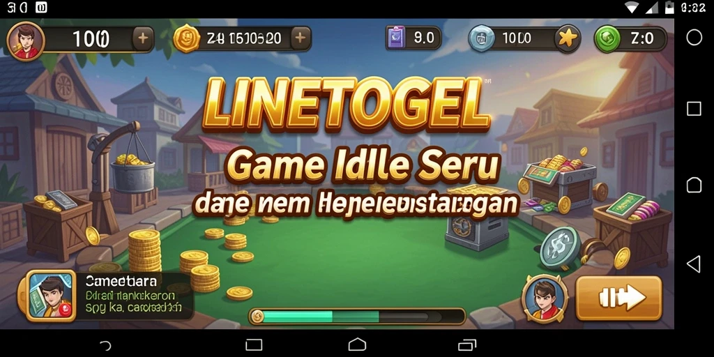 Tampilan gameplay <strong>LINETOGEL</strong> yang seru dan menyenangkan dalam kategori Idle.