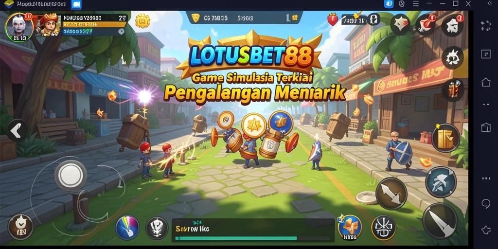 Tampilan gameplay LOTUSBET88 yang memukau dan interaktif.