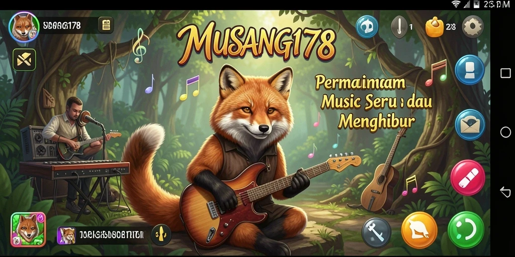 Tampilan gameplay yang seru dan interaktif dari MUSANG178.