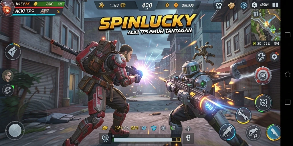 Gameplay SPINLUCKY yang dinamis dan penuh tantangan.