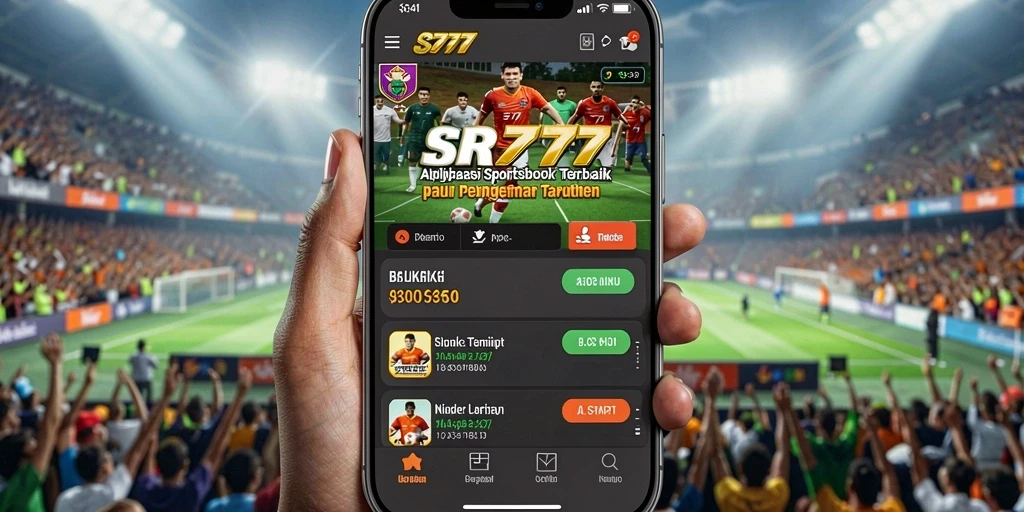 Tampilan menarik dari gameplay SR777 dengan fitur sportsbook lengkap.