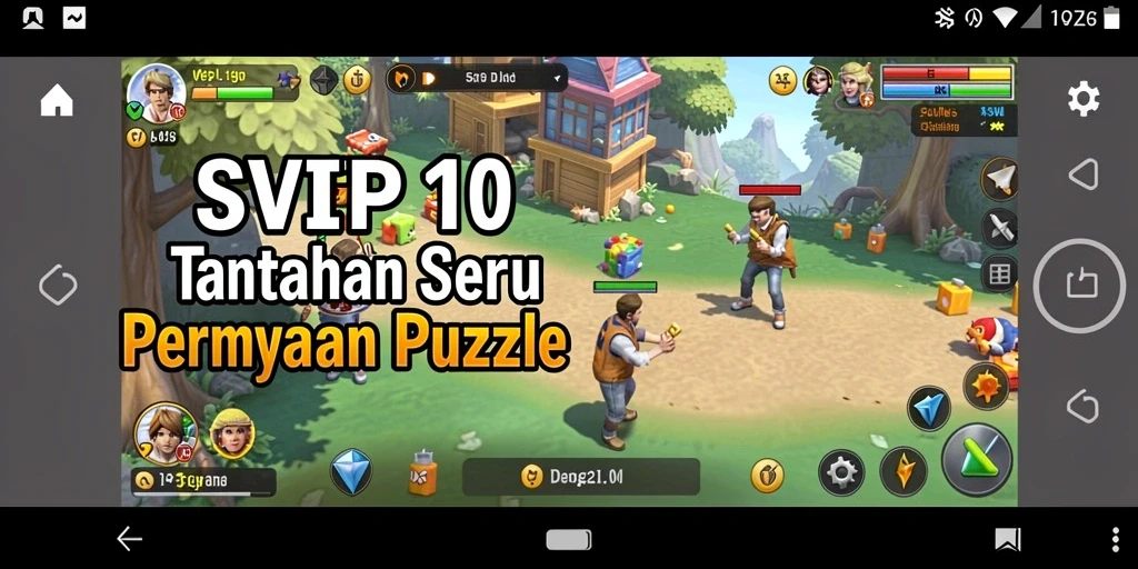 Tangkapan layar gameplay SVIP10 yang menampilkan teka-teki menarik dan tantangan seru.