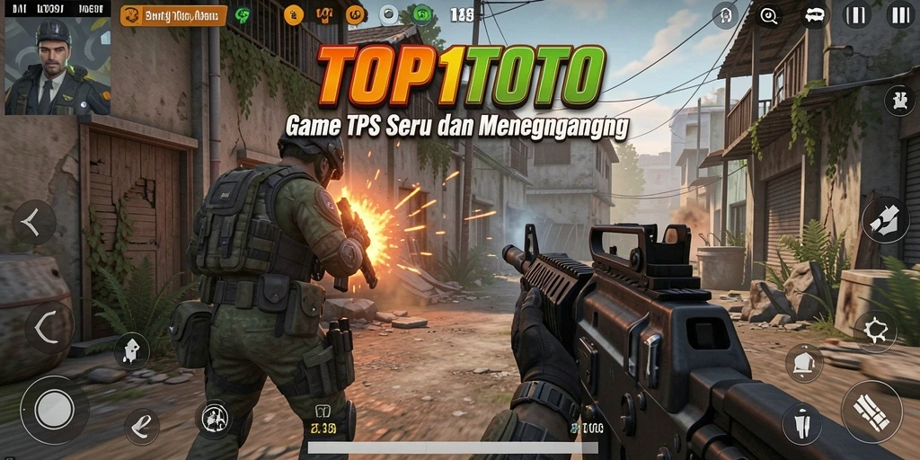 Tampilan keren gameplay TPS di TOP1TOTO.
