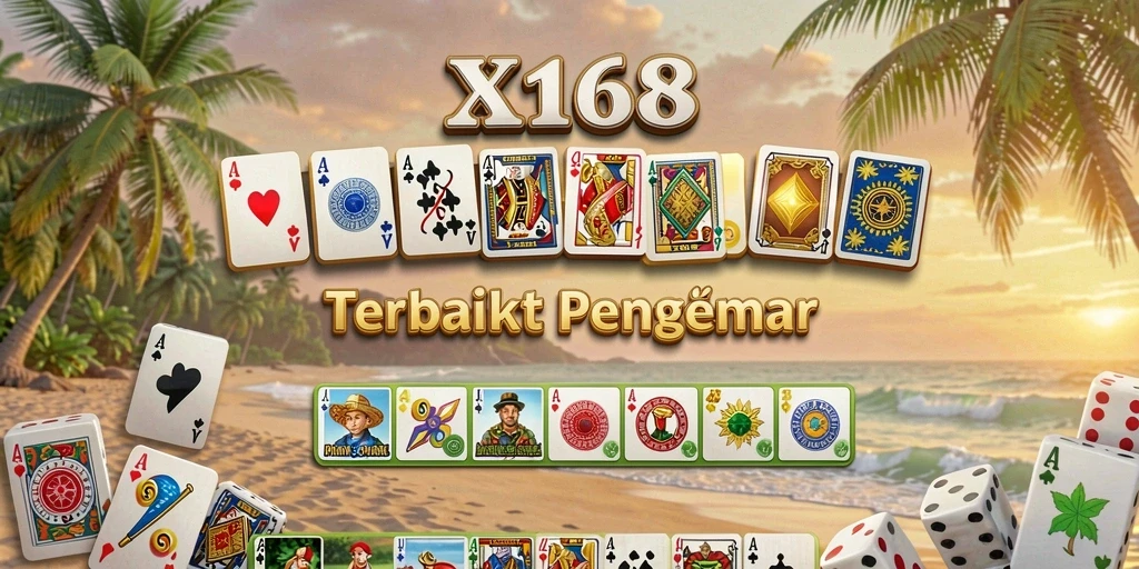 Tampilan gameplay seru dalam permainan domino X168.